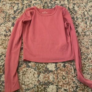 Hot pink Hollister top